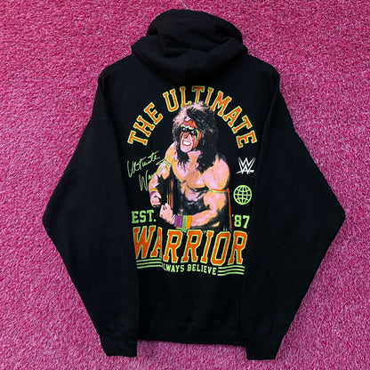 WWE Legends The Ultimate Warrior Always Believe Pullover Hoodie XL