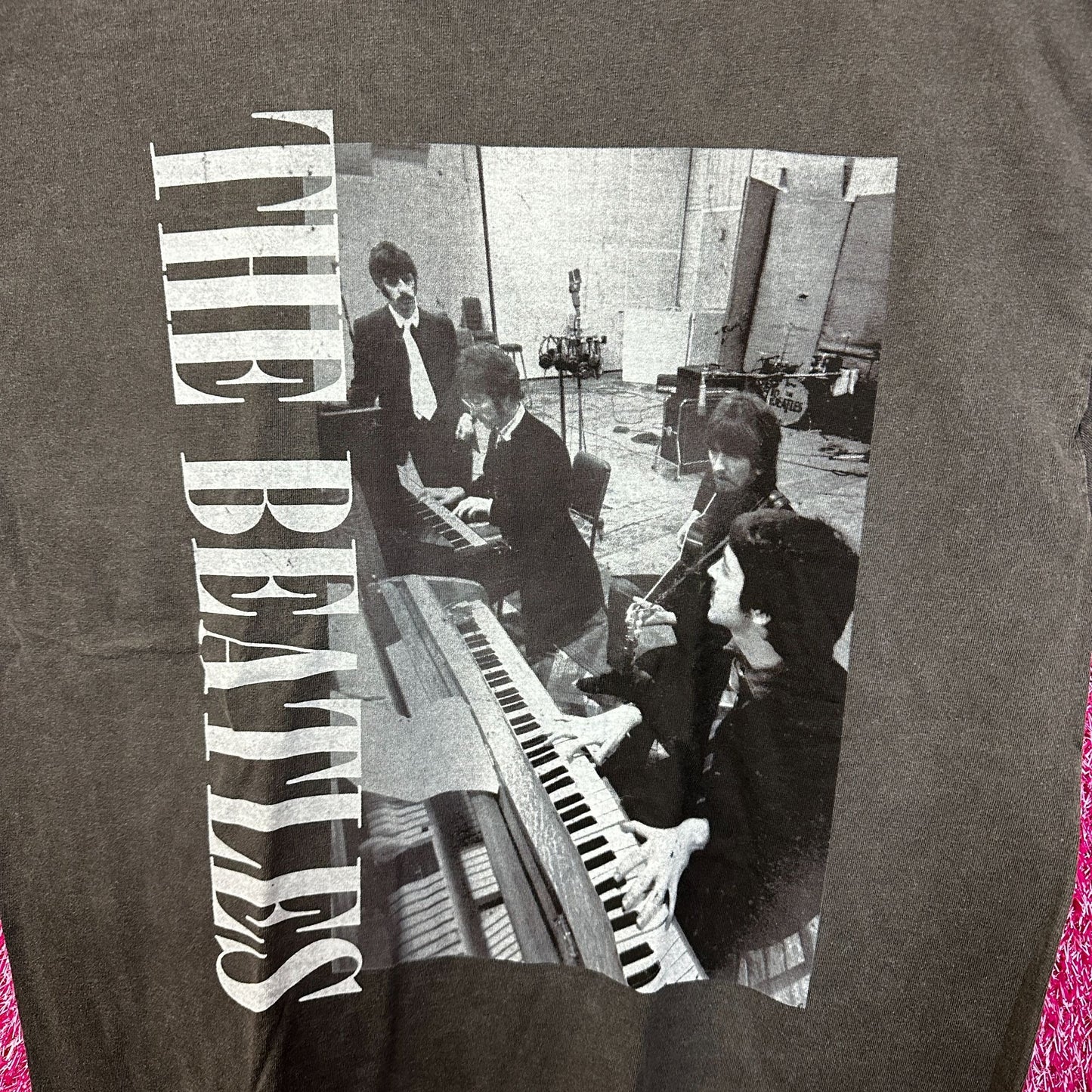 The Beatles Mineral wash Rock Tshirt size M/L
