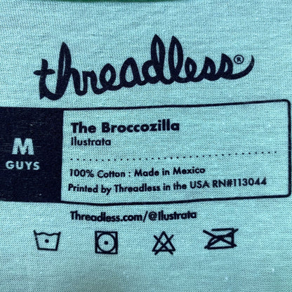 Broczilla green Tshirt size medium