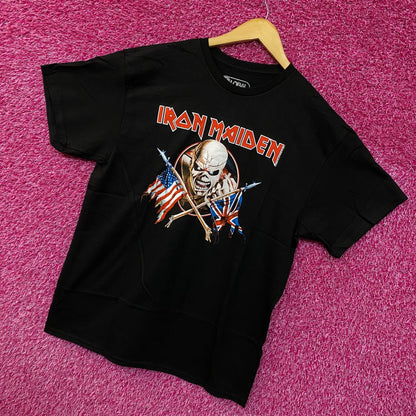 Iron Maiden The Trooper Piece of Mind Heavy Metal Band Tee large