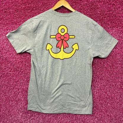 Pusheen the Cat Navigating Sailor Kawaii Kitty Pop Art Tee M