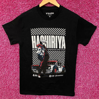 Yujin Clothing Hashiriya Underground Street Racers Car T-Shirt Small