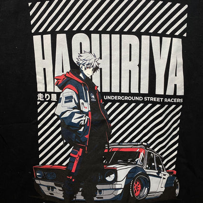 Yujin Clothing Hashiriya Underground Street Racers Car T-Shirt Small