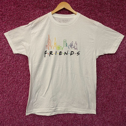 Friends the Television Series Logo Graphic T-Shirt Large