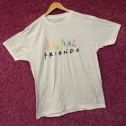 Friends the Television Series Logo Graphic T-Shirt Large