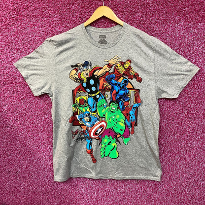 Marvel Avenger Classic Comic Design T-Shirt XL