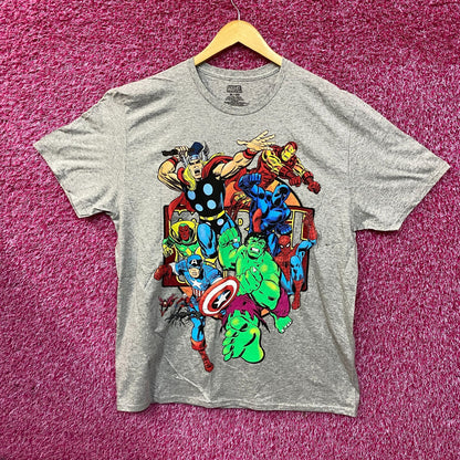 Marvel Avenger Classic Comic Design T-Shirt XL