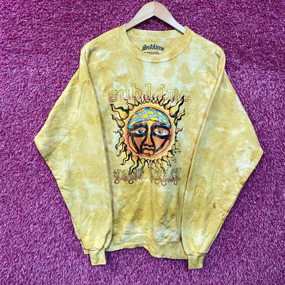 Sublime 40oz to Freedom Long Beach Sun Rock Band Crewneck L