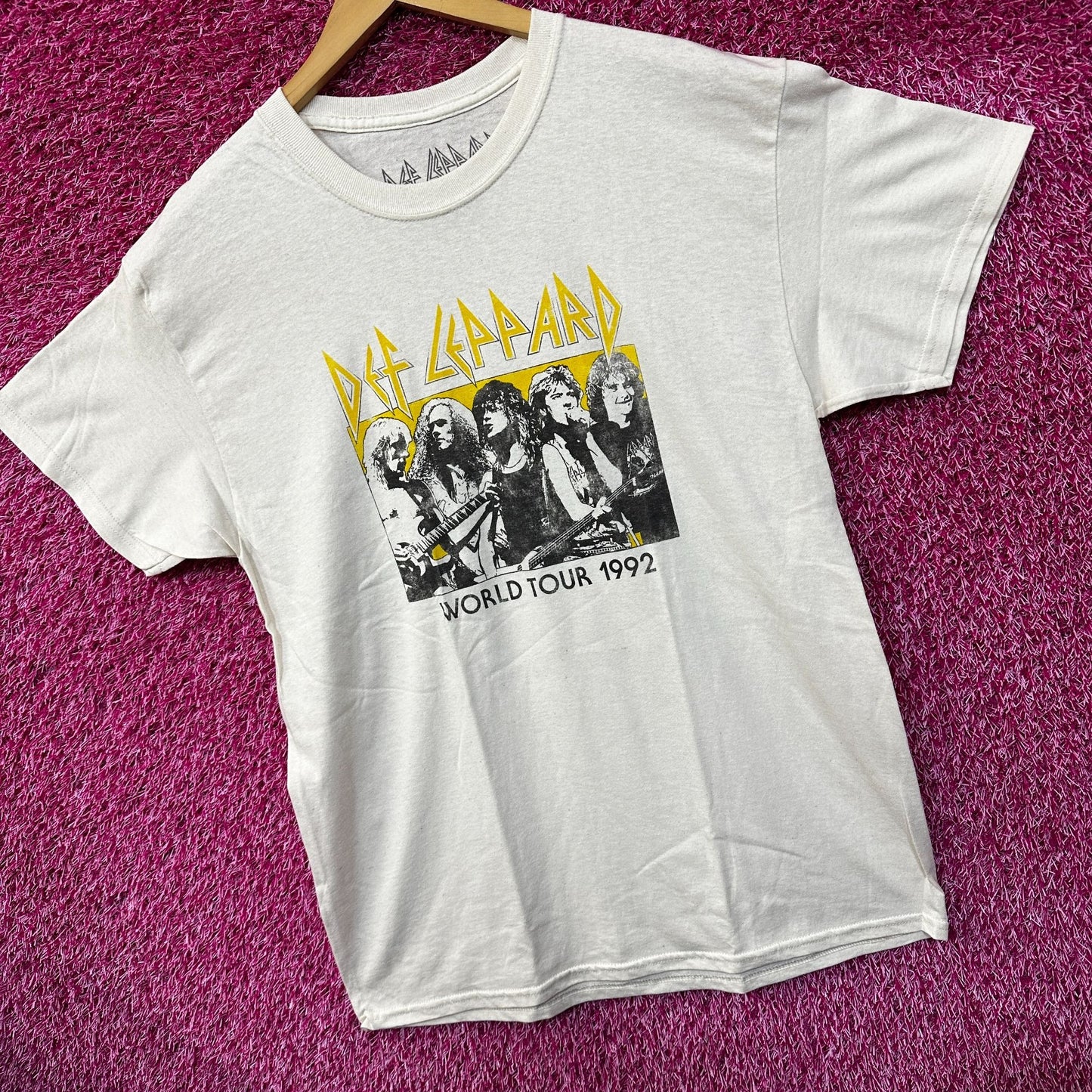 Def Leppard World Tour 1992 Rock Tshirt size Large