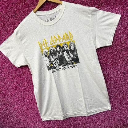 Def Leppard World Tour 1992 Rock Tshirt size Large