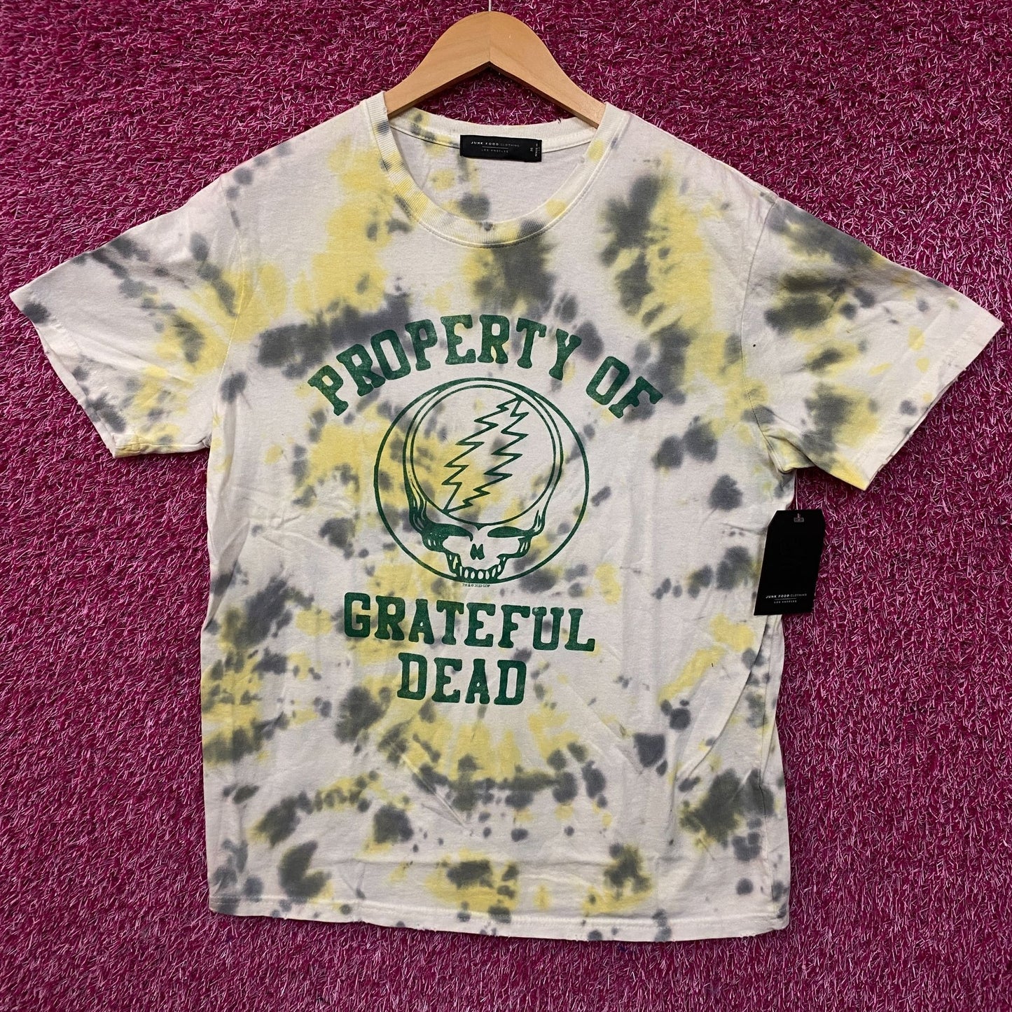 Property of Grateful Dead Vintage Style Tie Dye T-Shirt Medium