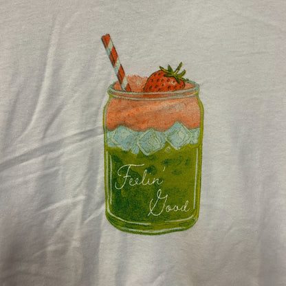 Junk Food Feelin Goof Matcha Graphic Crop Top Medium