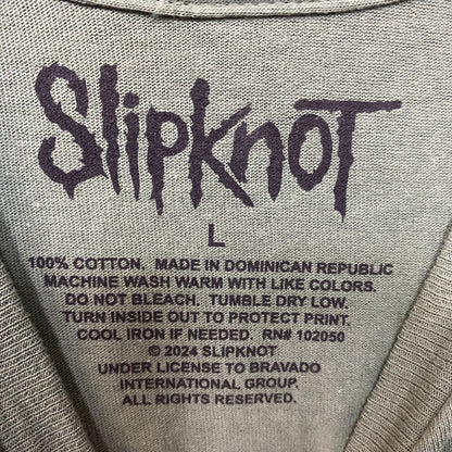 Slipknot Band Group Portrait Star Crest Green T-Shirt Large