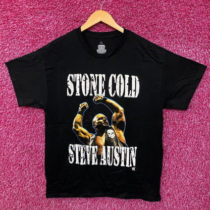 WWE Stone Cold Steve Austin Vintage Style Graphic T-Shirt Large