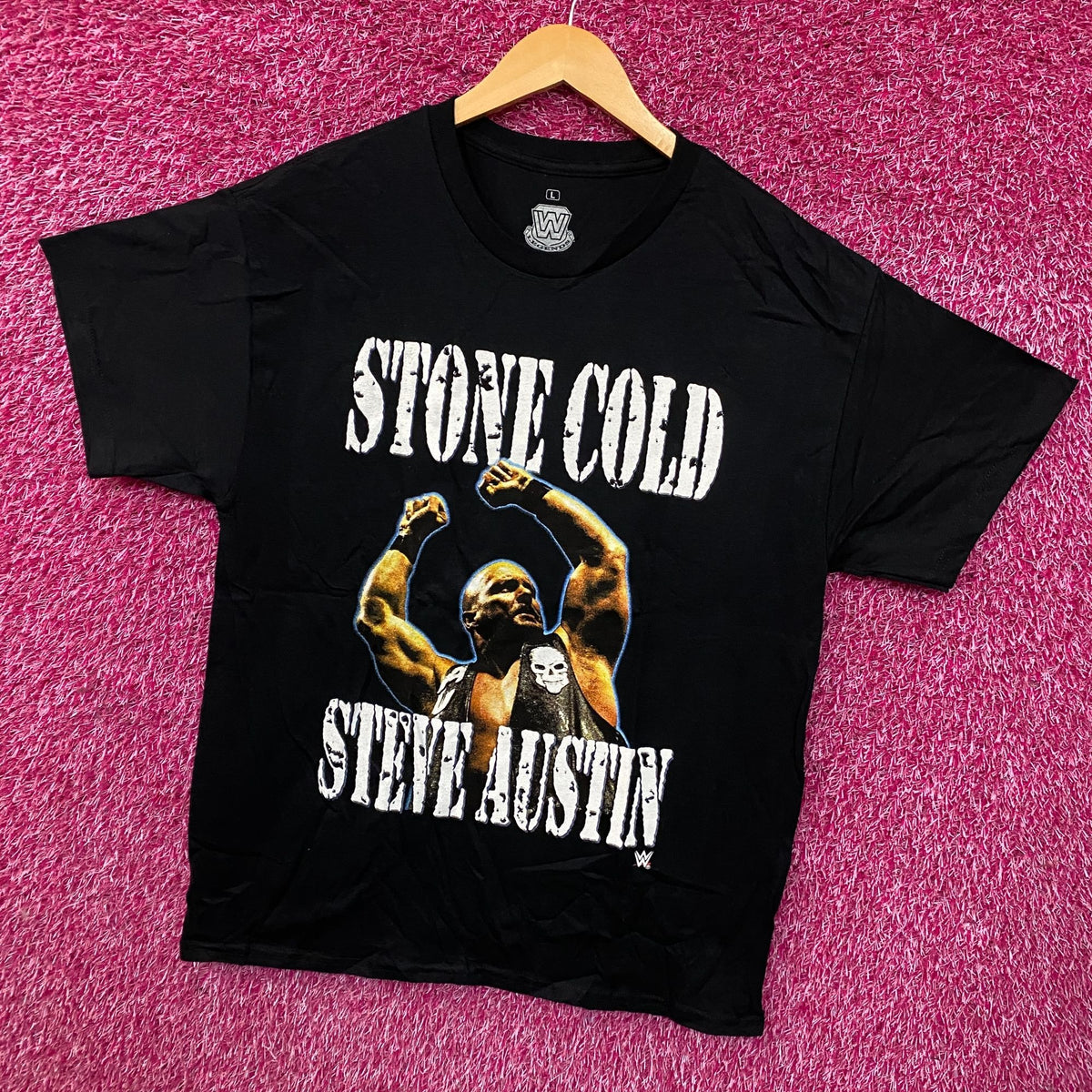 WWE Stone Cold Steve Austin Vintage Style Graphic T-Shirt Large