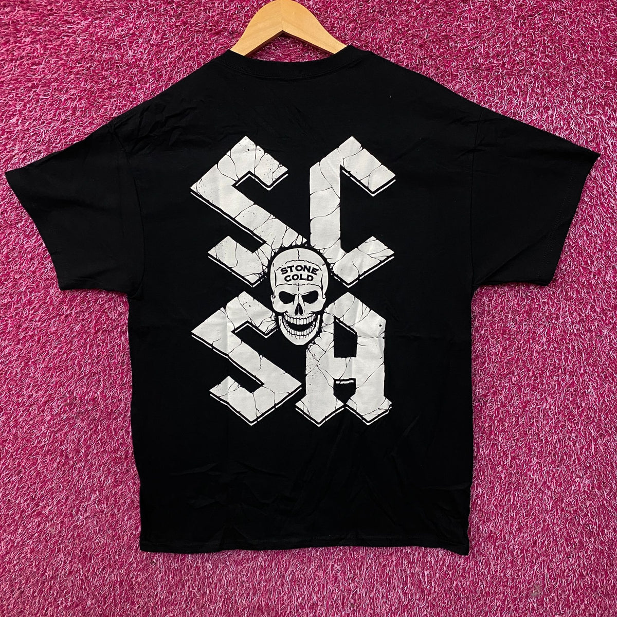 WWE Stone Cold Steve Austin Vintage Style Graphic T-Shirt Large