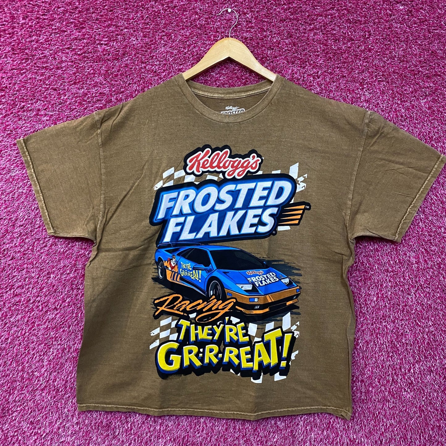 Kelloggs Frosted Flakes Racing They're Great T-Shirt XL