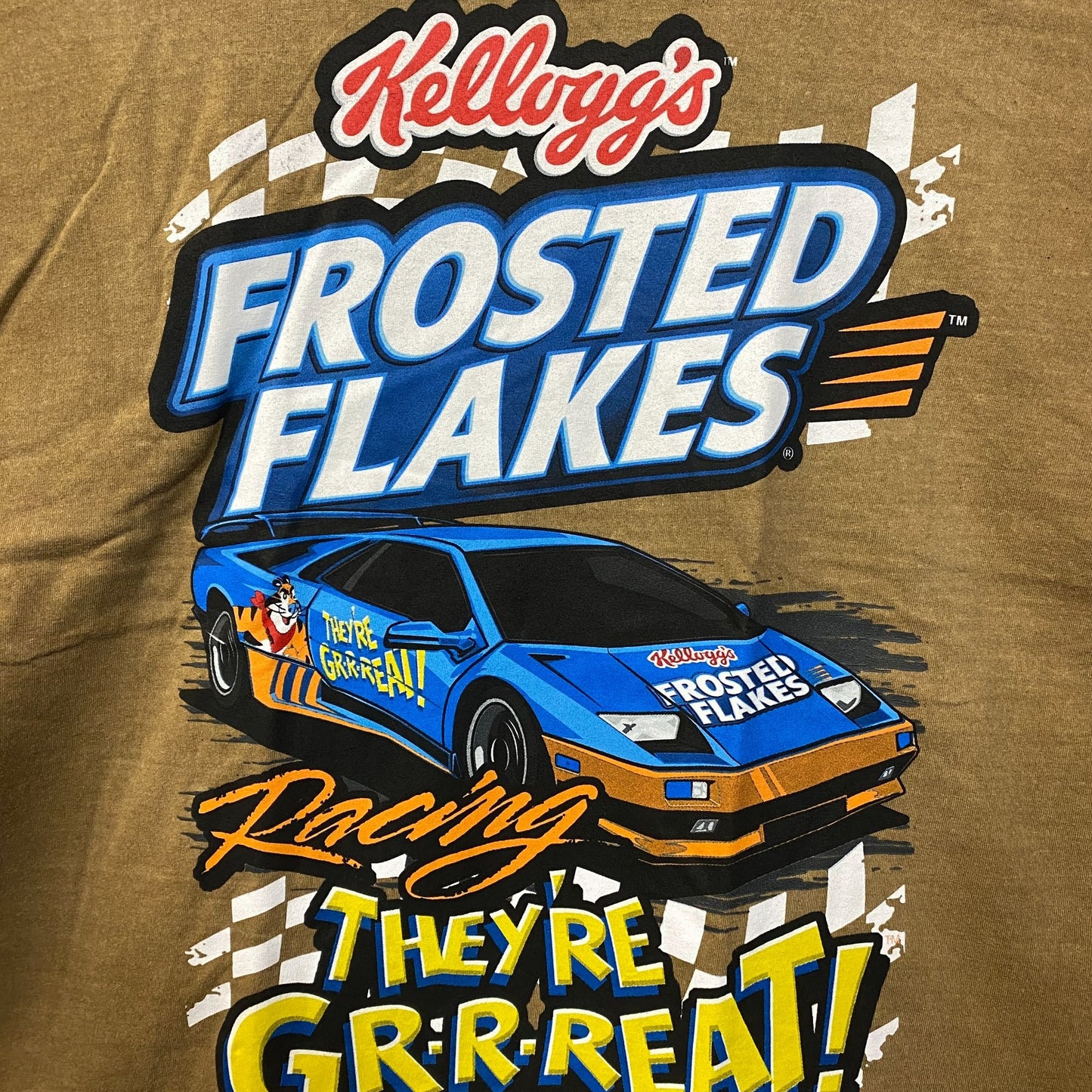 Kelloggs Frosted Flakes Racing They're Great T-Shirt XL