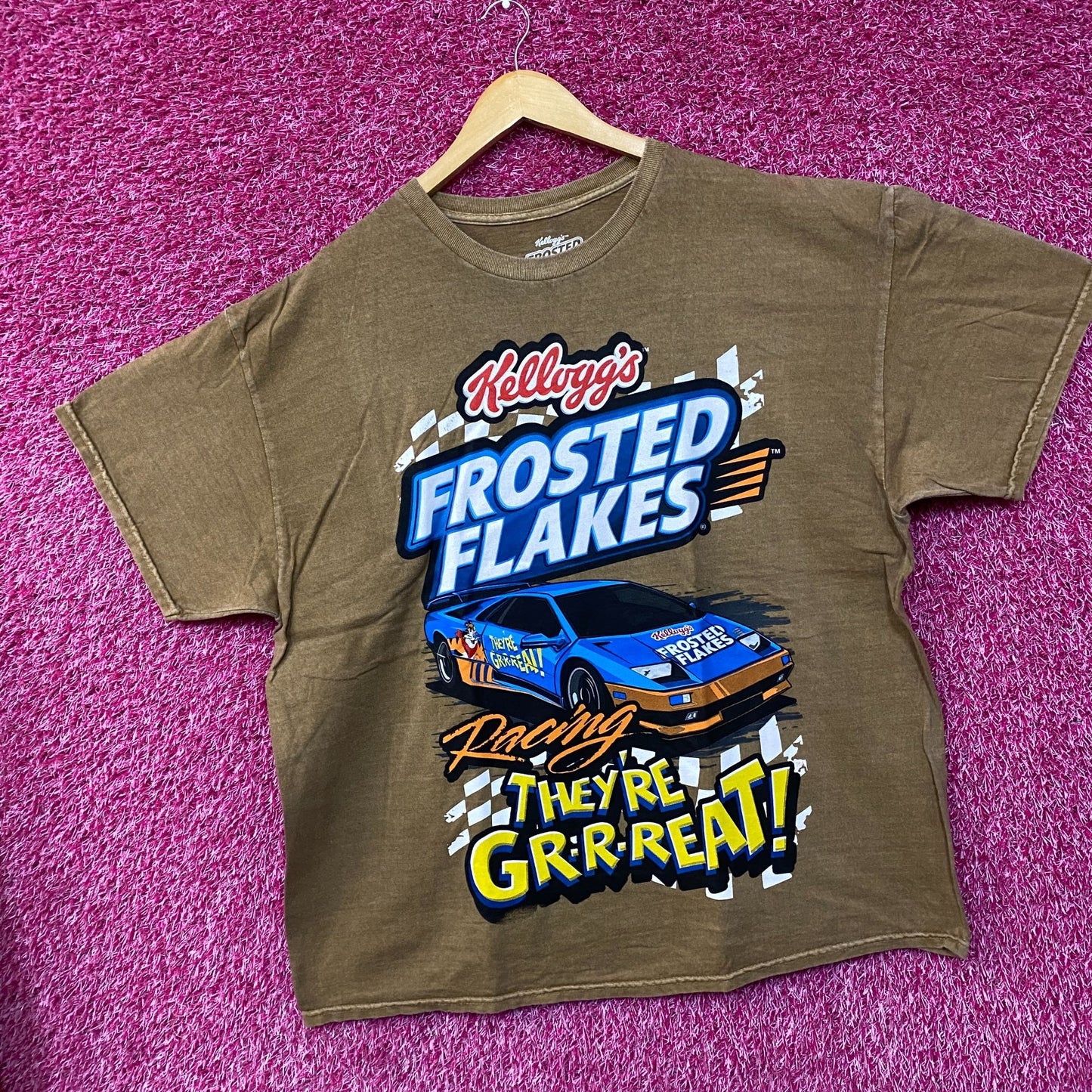 Kelloggs Frosted Flakes Racing They're Great T-Shirt XL