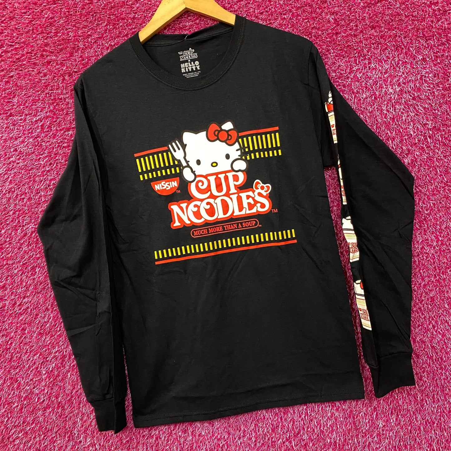 Cup Noodles x Hello Kitty Long Sleeve T-Shirt Small