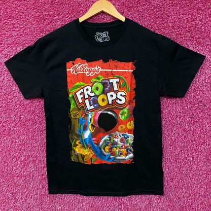 Froot Loops Toucan Sam Kellogg's Cereal Cover Promo T-Shirt Medium