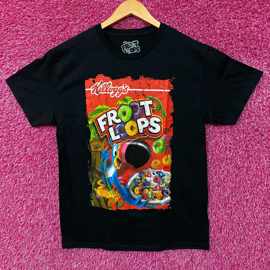 Froot Loops Toucan Sam Kellogg's Cereal Cover Promo T-Shirt Medium