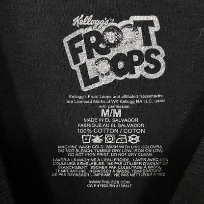 Froot Loops Toucan Sam Kellogg's Cereal Cover Promo T-Shirt Medium