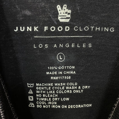 Junk Food AC/DC For Those About to Rock Guitar Graphic Tee Large