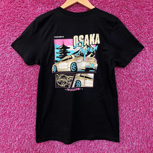 Pleasant Getaway Osaka Boys "Car Culture Is Alive!" Graphic Women's T-Shirt Large