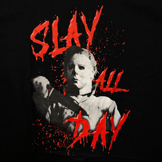 Michael Myers Slay All Day Horror Tshirt size XL