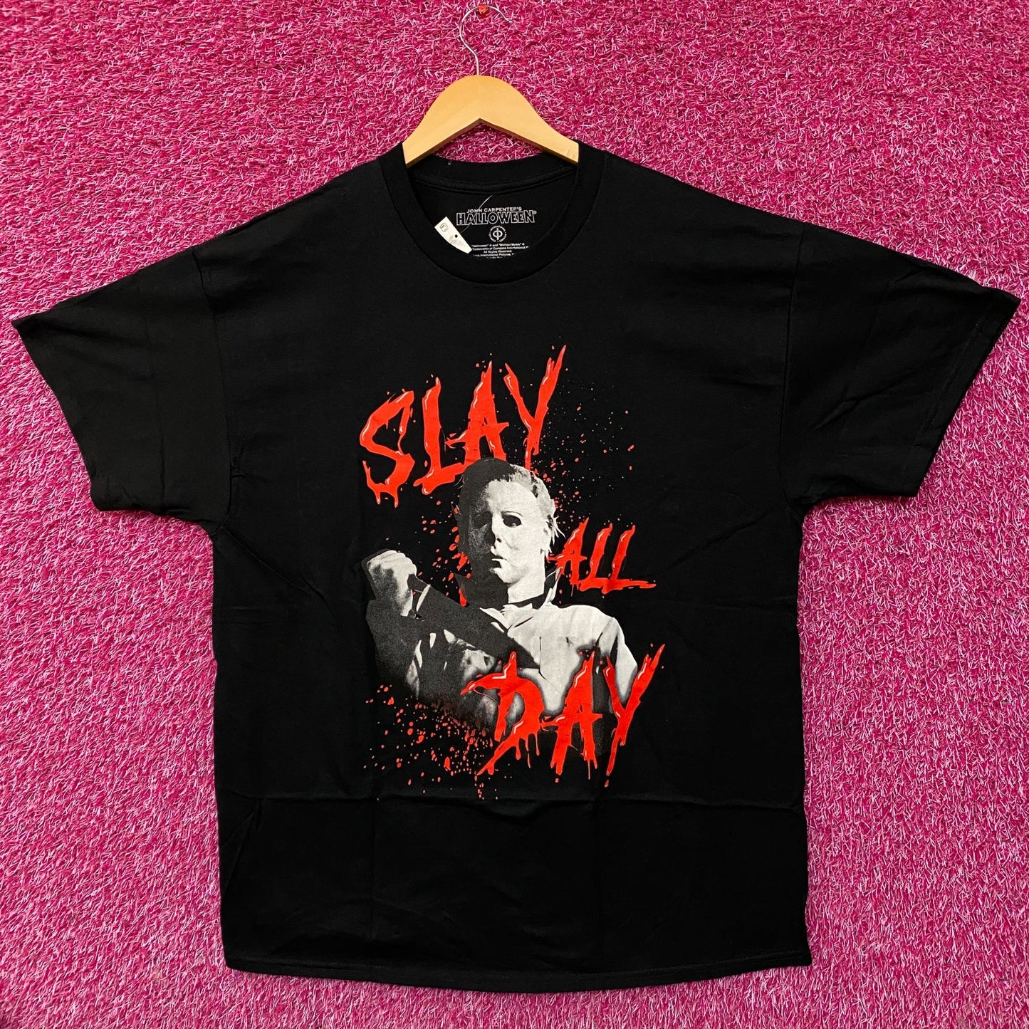 Michael Myers Slay All Day Horror Tshirt size XL