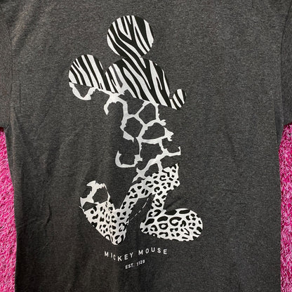 Mickey Mouse Animal Print Tshirt size medium