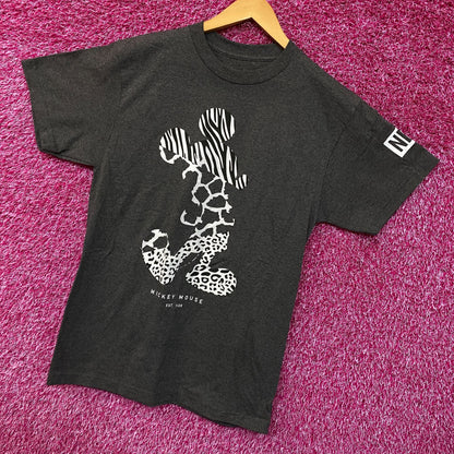 Mickey Mouse Animal Print Tshirt size medium