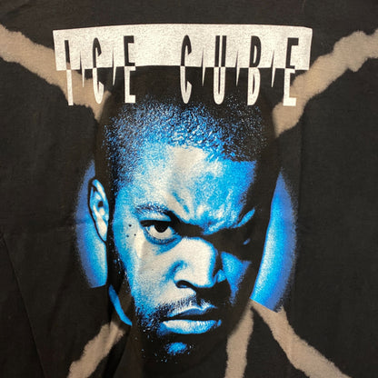 Ice Cube Face Graphic West Coast Hip-Hop Tie Dye T-Shirt 2XL