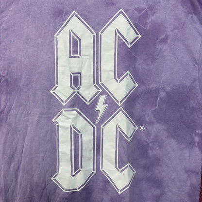 AC/DC Logo Graphic Design Tie-Dye T-Shirt 2XL
