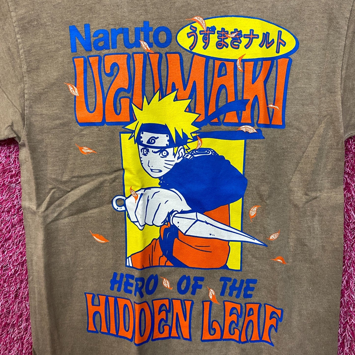 Naruto Uzimaki Hero of the Hidden Leaf Village Tee Medium
