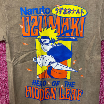 Naruto Uzimaki Hero of the Hidden Leaf Village Tee Medium