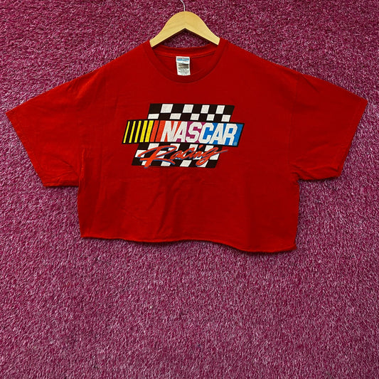 Junk Food Clothing NASCAR Racing Flea Market Crop Tee Large