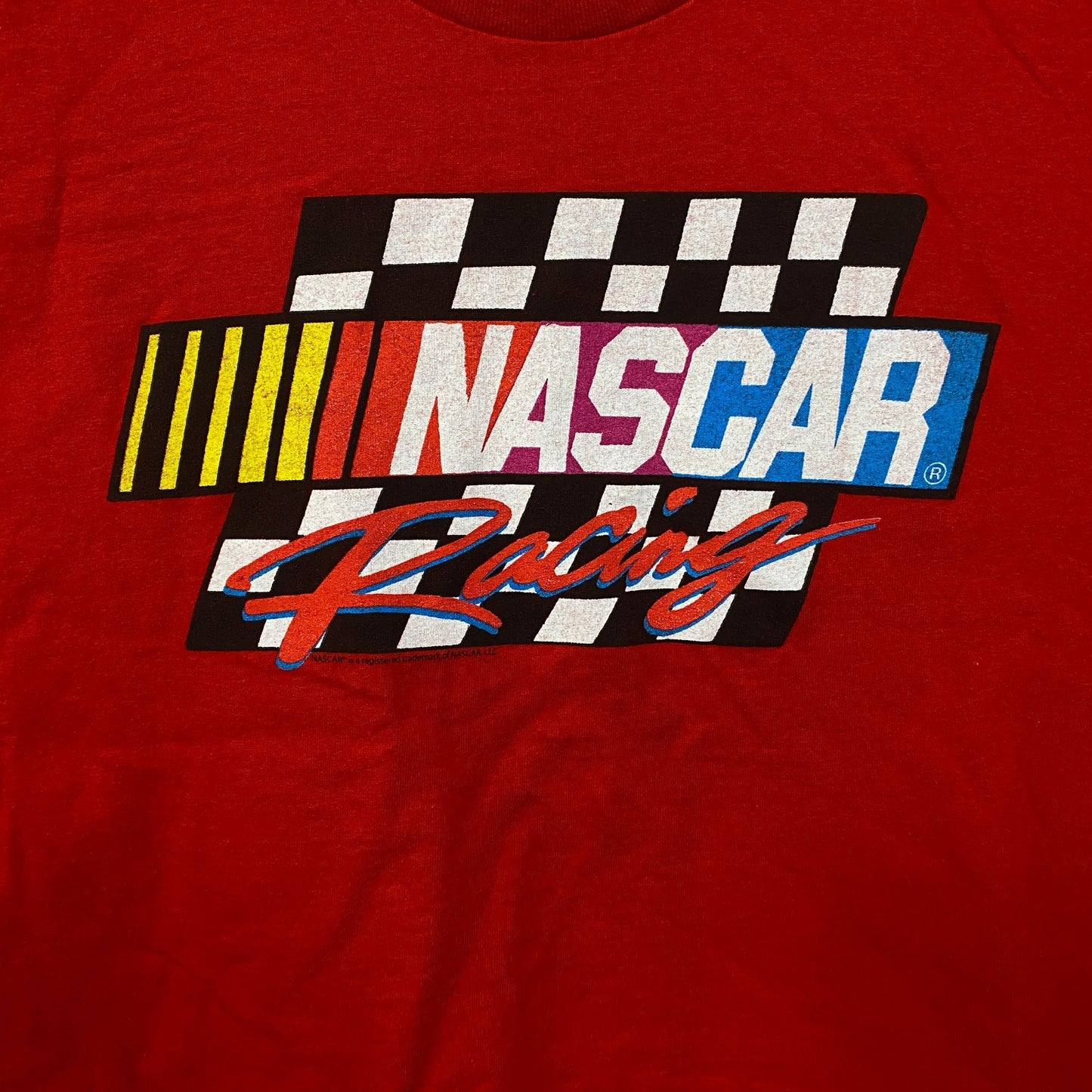 Junk Food Clothing NASCAR Racing Flea Market Crop Tee Large