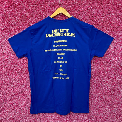 Naruto Sasuke Blue Anime Tshirt size Extra Large