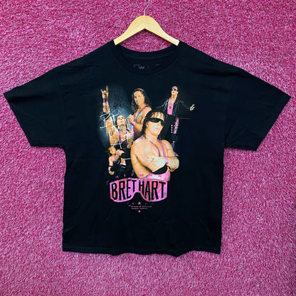 WWE Bret "The Hit Man" Hart Graphic T-Shirt Large