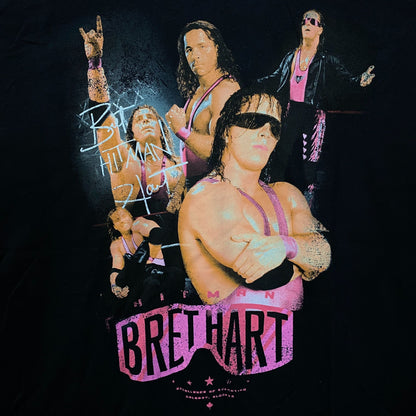 WWE Bret "The Hit Man" Hart Graphic T-Shirt Large