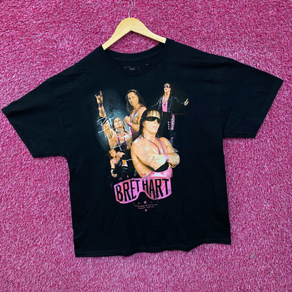 WWE Bret "The Hit Man" Hart Graphic T-Shirt Large