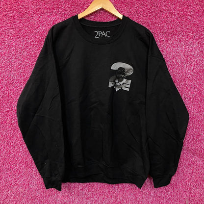 2Pac "Against All Odds" Graphic Crewneck Sweatshirt  Large