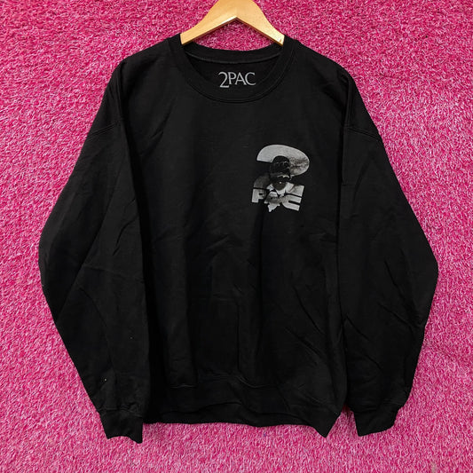 2Pac "Against All Odds" Graphic Crewneck Sweatshirt  Large