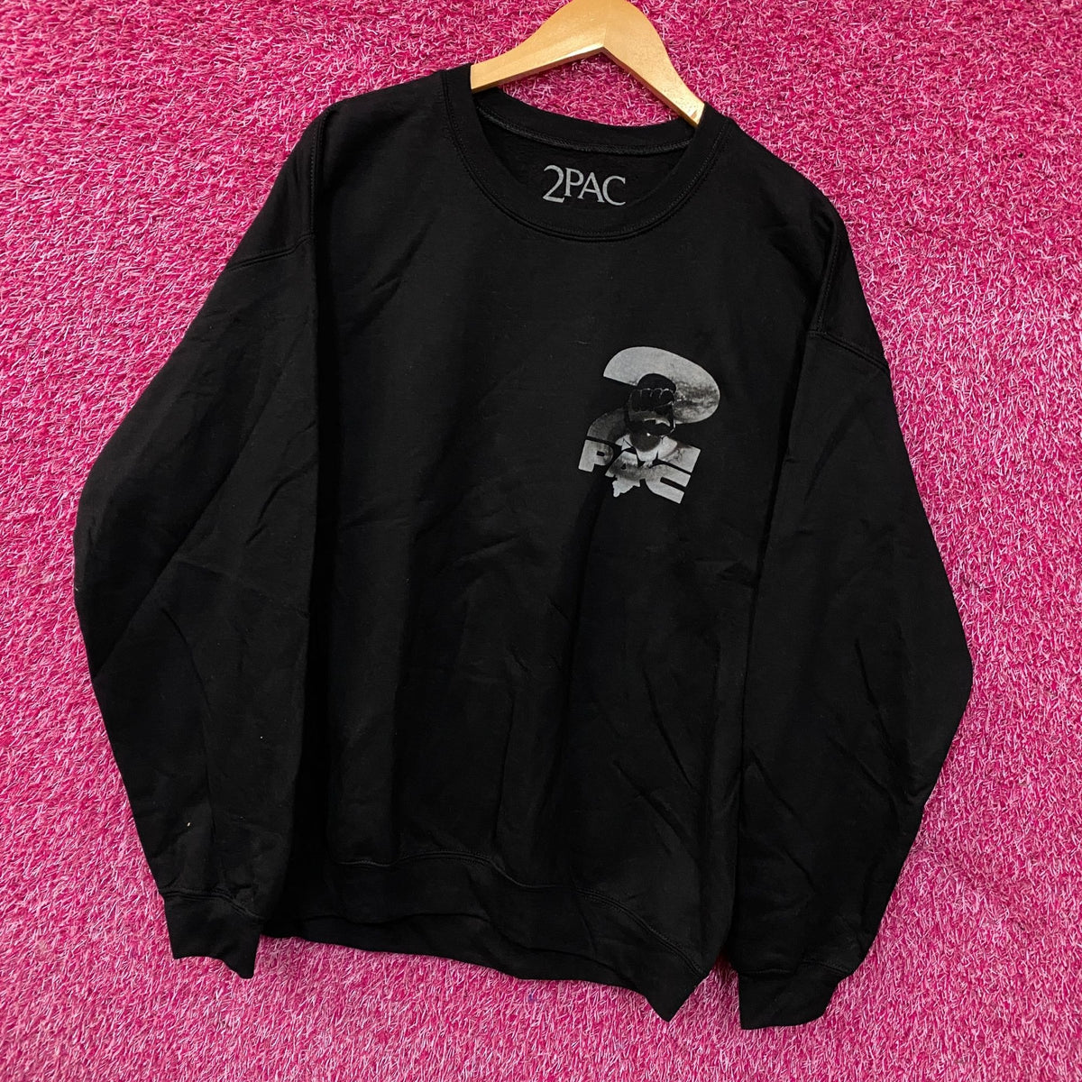 2Pac "Against All Odds" Graphic Crewneck Sweatshirt  Large