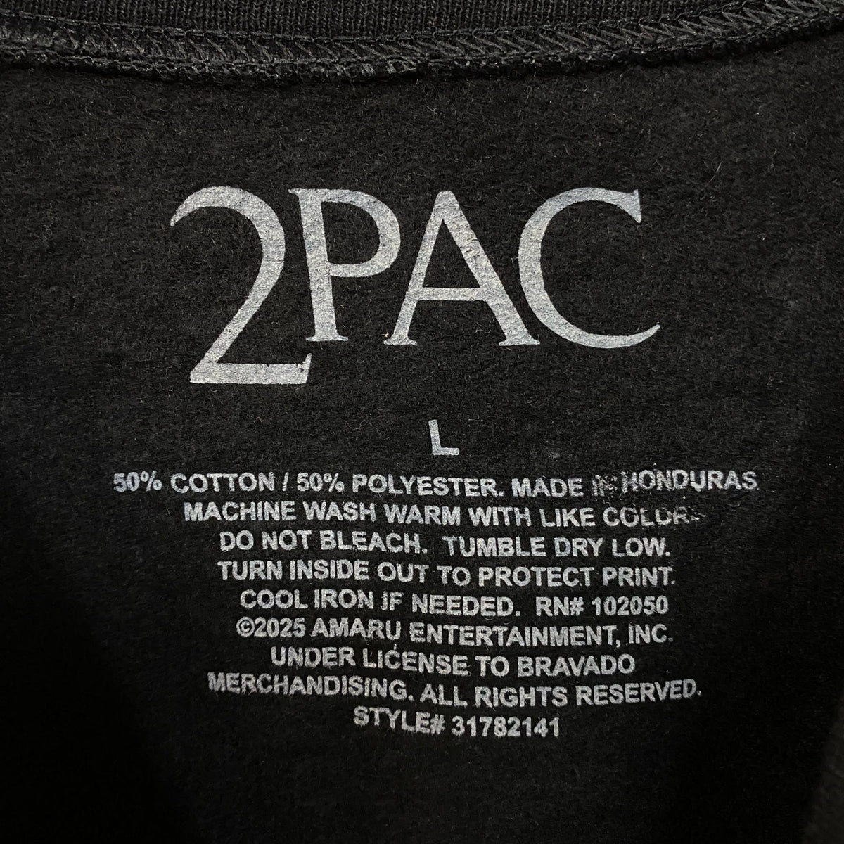 2Pac "Against All Odds" Graphic Crewneck Sweatshirt  Large