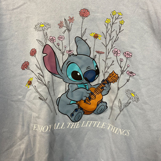 Stitch Enjoy All the Little Things Disney Movie Crewneck XL