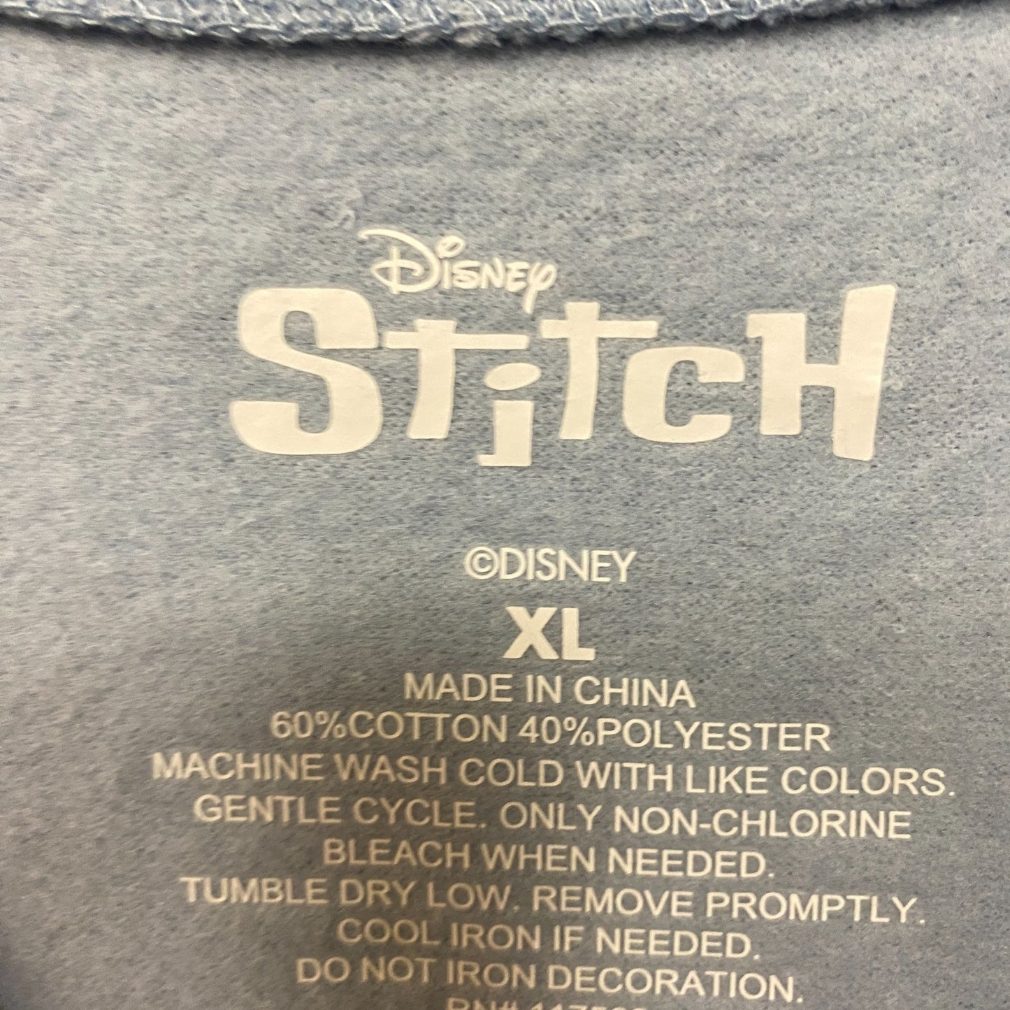 Stitch Enjoy All the Little Things Disney Movie Crewneck XL