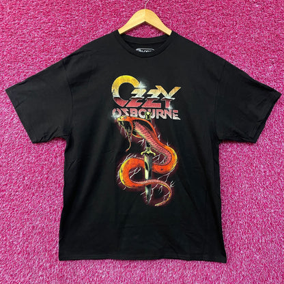 Ozzy Ozbourne Cobra Graphic Design T-Shirt XL